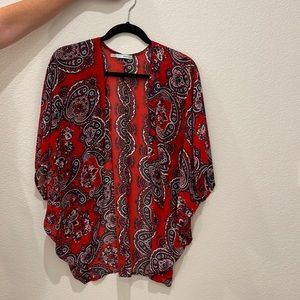 COPY - Woman’s sm/med cover-up, red navy blue and white, by Maurice’s